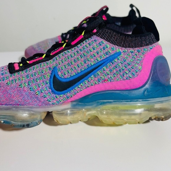 Nike Air VaporMax 2021 Flyknit Next Nature Pink/Blast DX3369-600 Sz 5.5 Women's - Picture 7 of 8